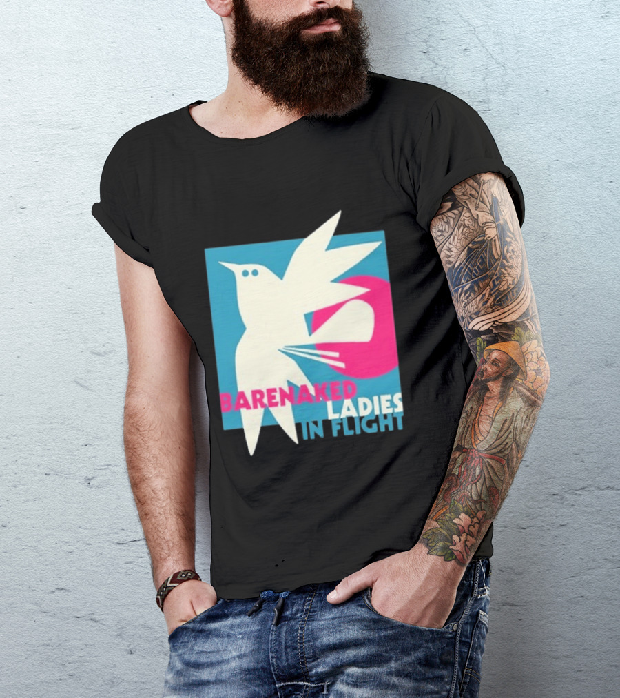 Barenaked Ladies In Flight Bird Tour 2024 Art Vintage Concert T-Shirt