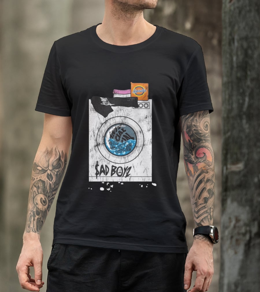 $AD BOYZ X ASSC Hang Me Out To Dry Laundry Machine Larada T-Shirt