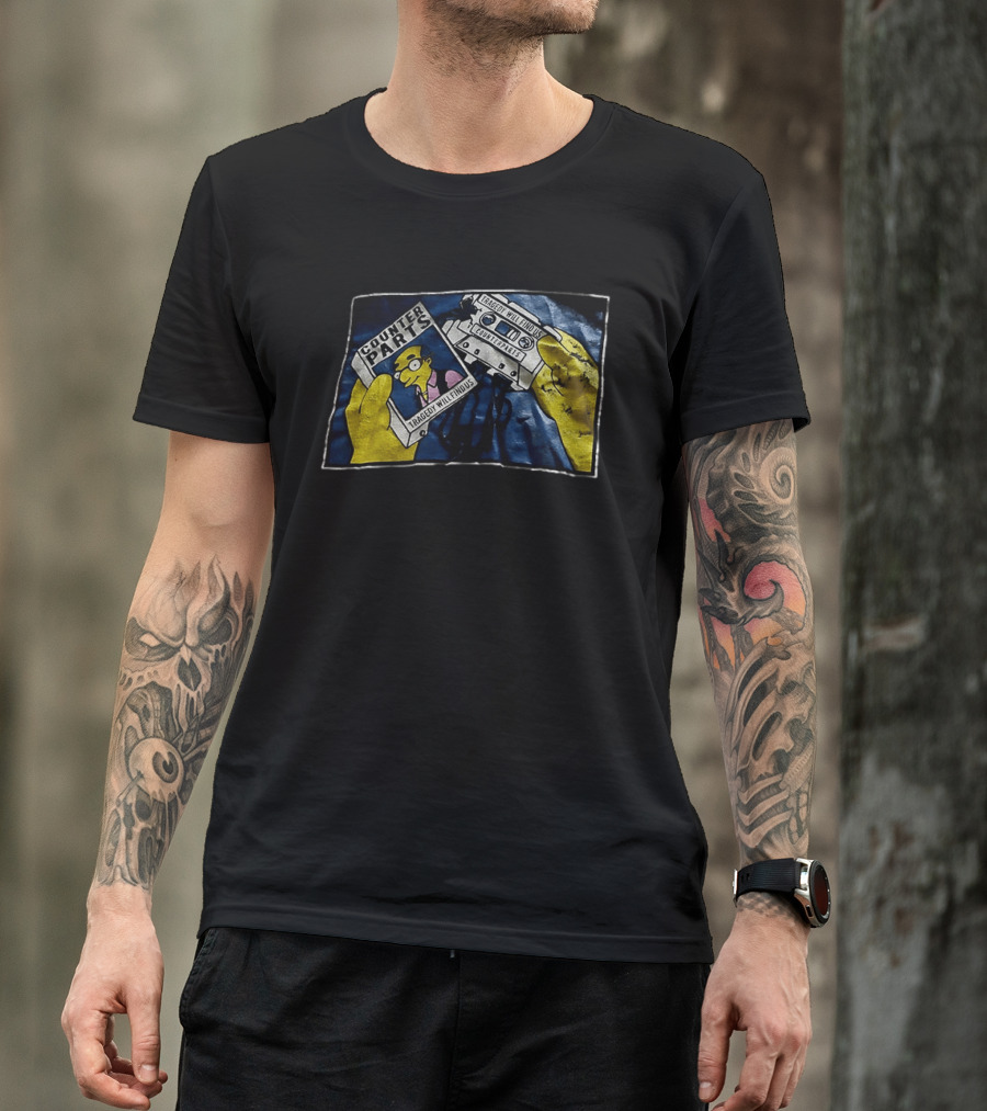 Counterparts Tragedy Will Find Us Cassette Tape Cartoon T-Shirt