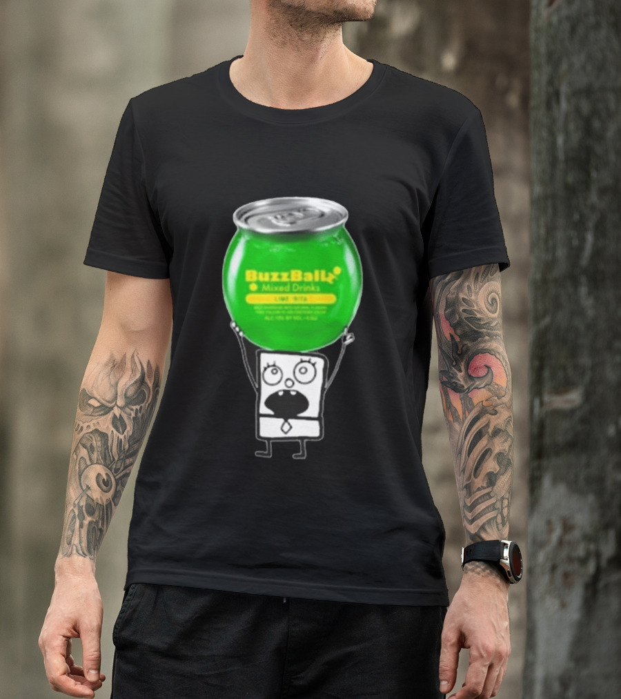 Doodlebob Lime Rita Buzzball Mixed Drinks T-Shirt