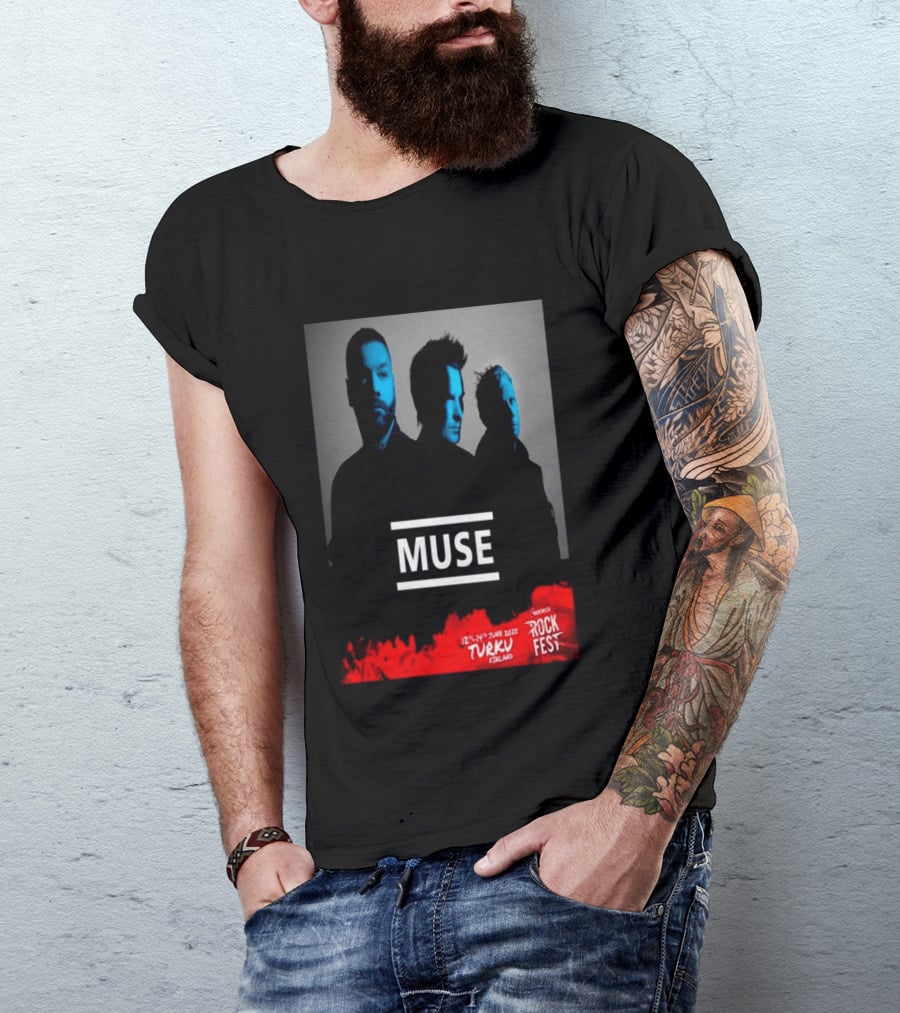 Muse Rockfest Turku 12th 14th June 2025 Finland T-Shirt