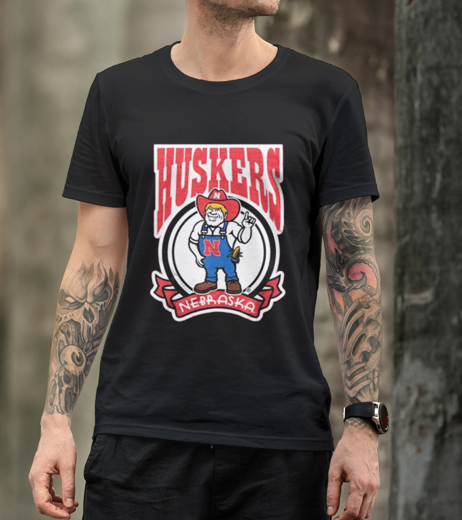 Huskers Nebraska Cornhuskers Vintage Logo 2024 T-Shirt