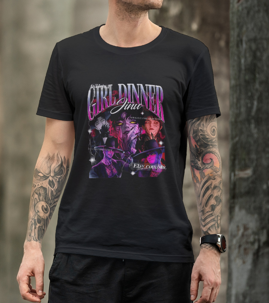 Girl Dinner Jinx Etsy Villain Crush Aesthetic T-Shirt