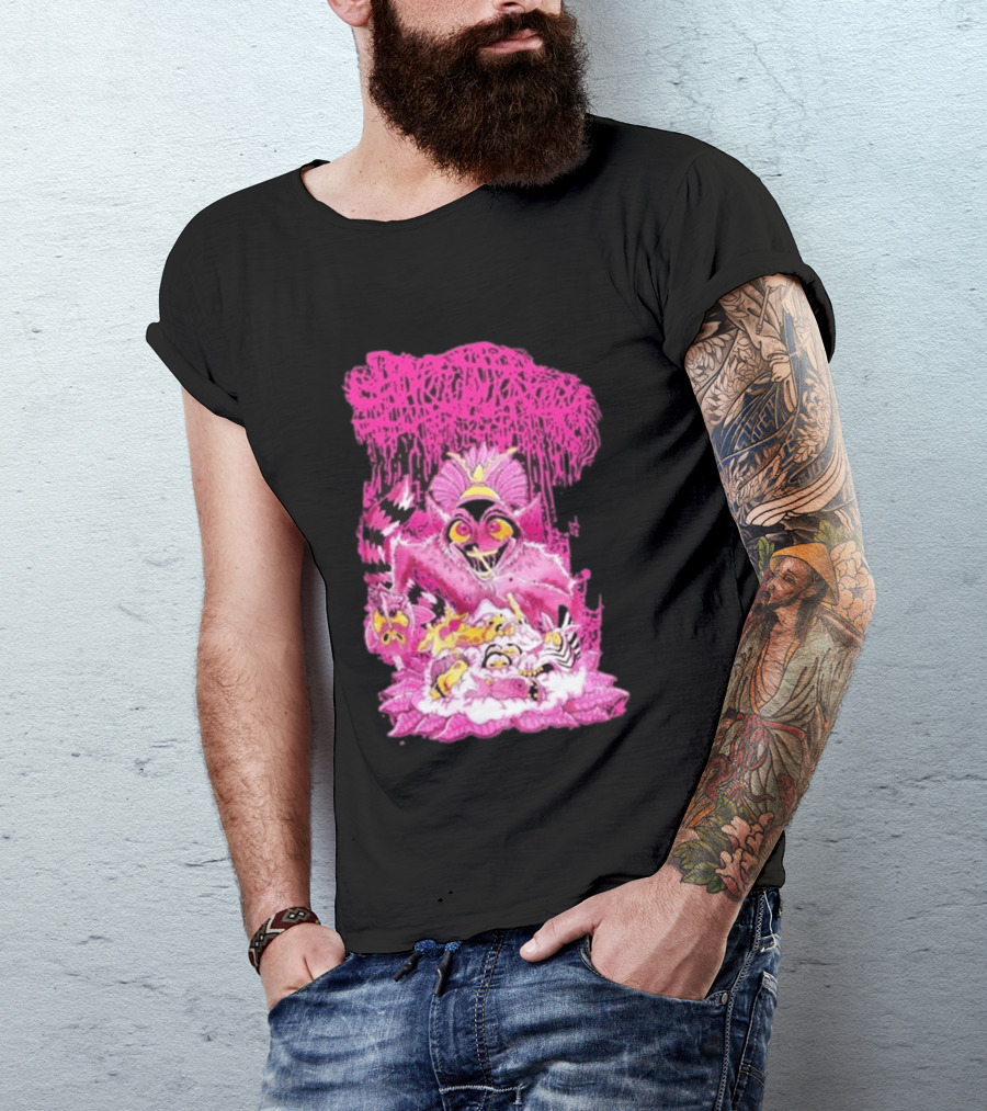 New Sanguisugabogg Pink Monster King Julian Purple T-Shirt