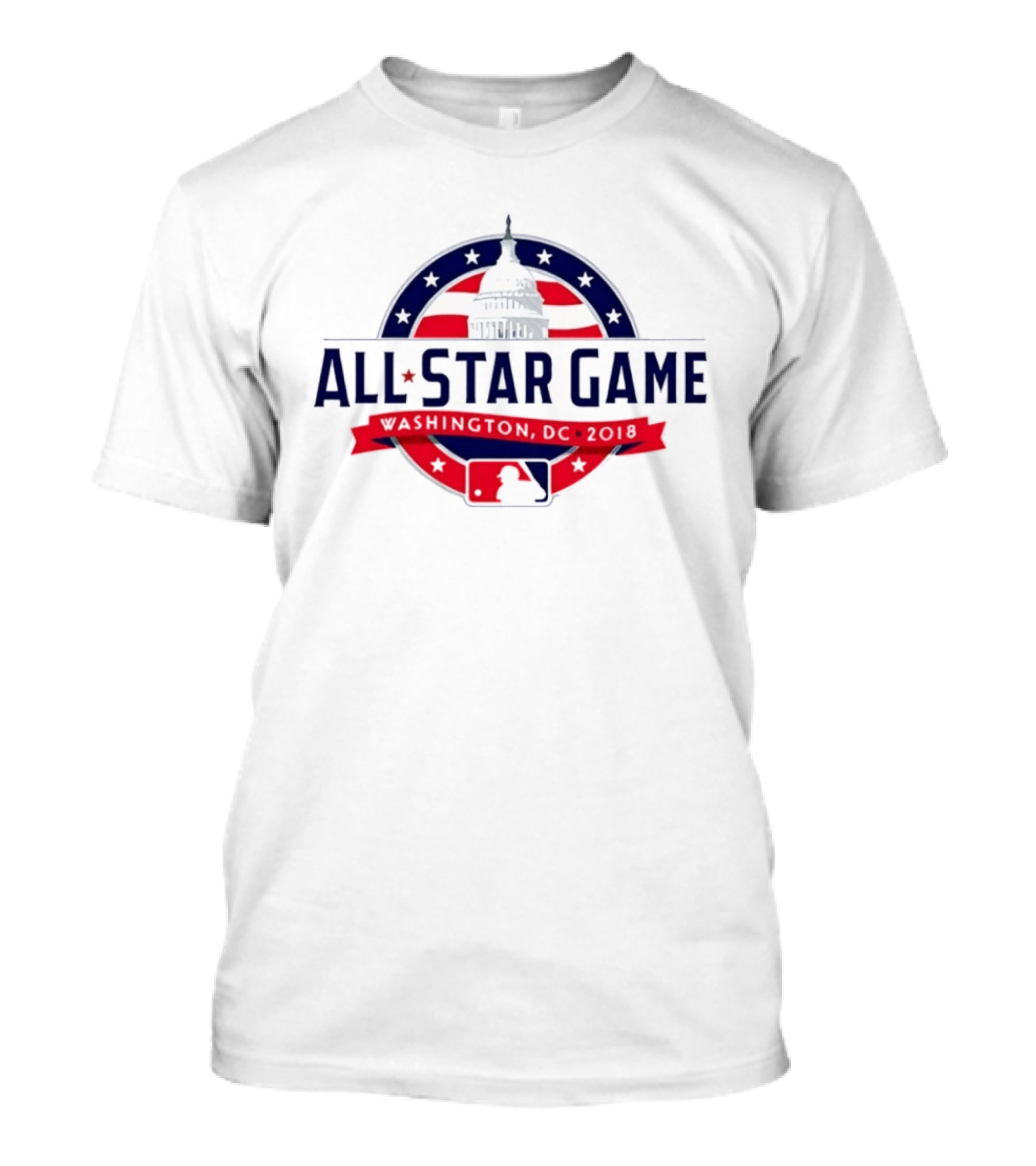 2018 MLB All Star Game Washington DC Capitol Baseball T-Shirt