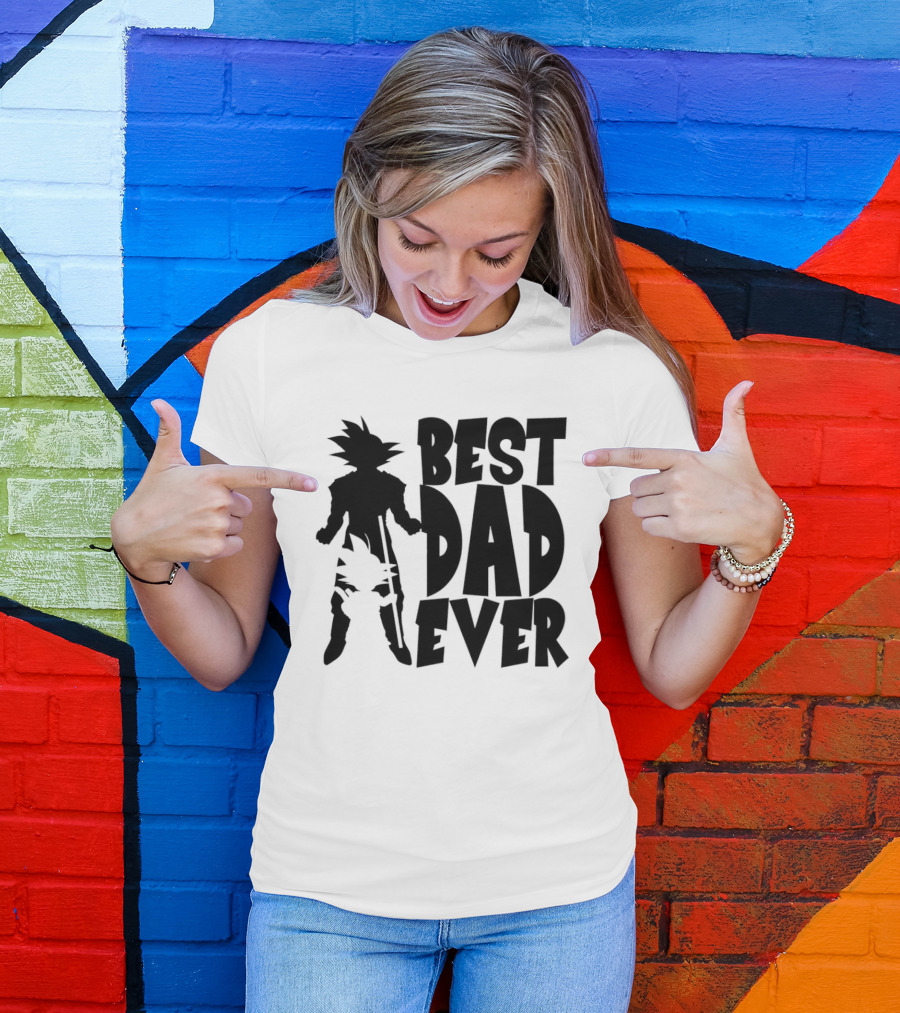 Best Dad Ever Goku Dragon Ball T-Shirt