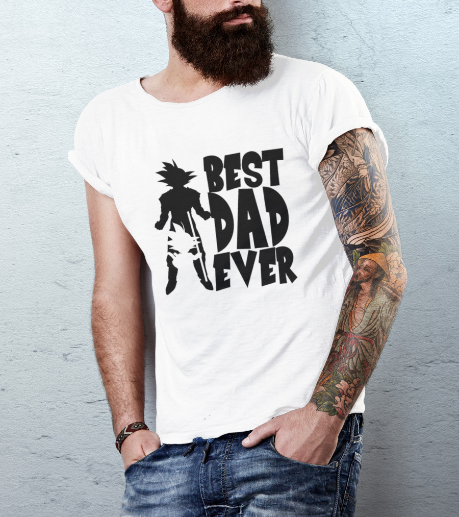 Best Dad Ever Goku Dragon Ball T-Shirt