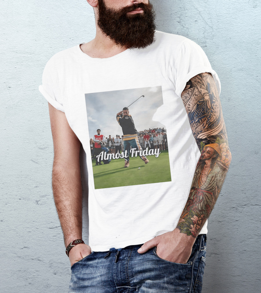 Happy Gilmore Almost Friday Hockey Golf Scene T-Shirt