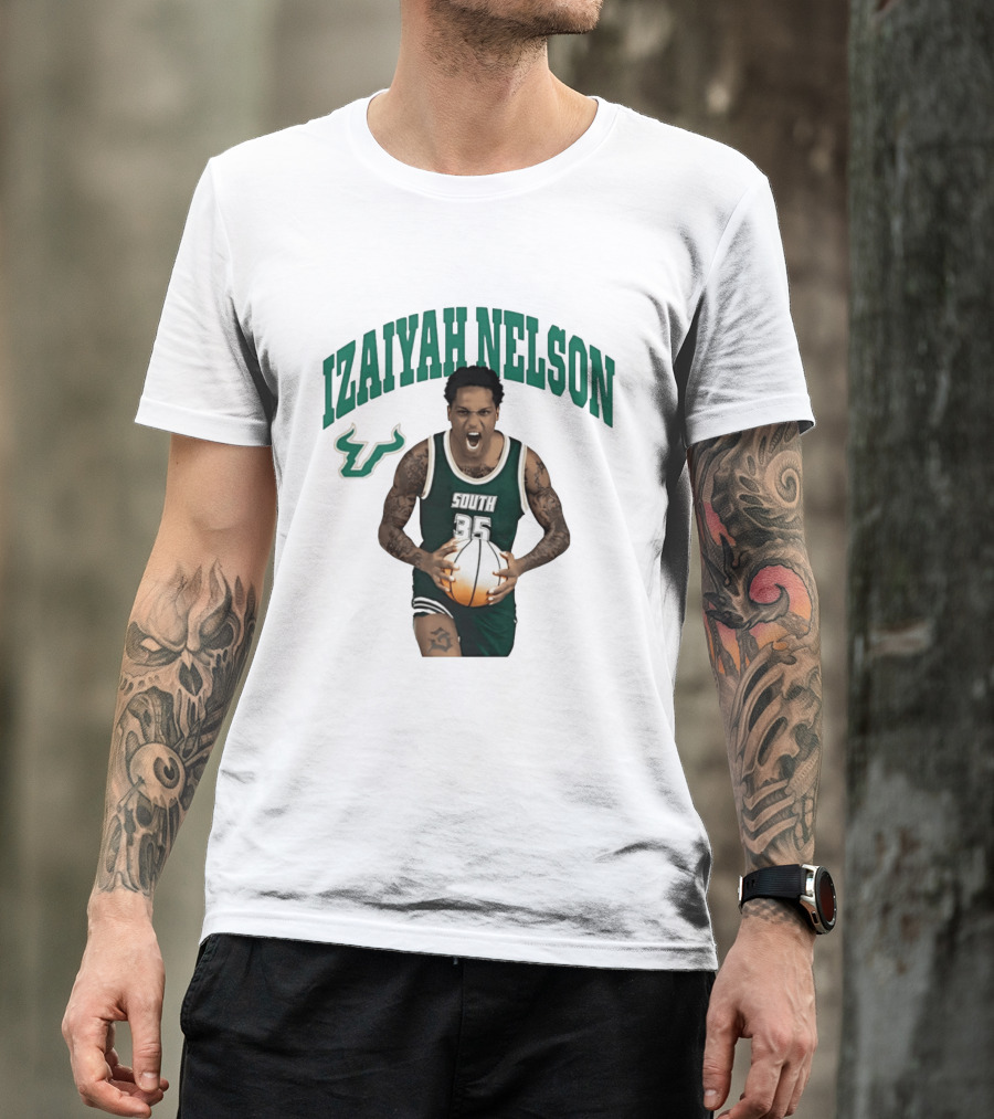 Izaiyah Nelson South Florida Bulls Basketball 35 T-Shirt