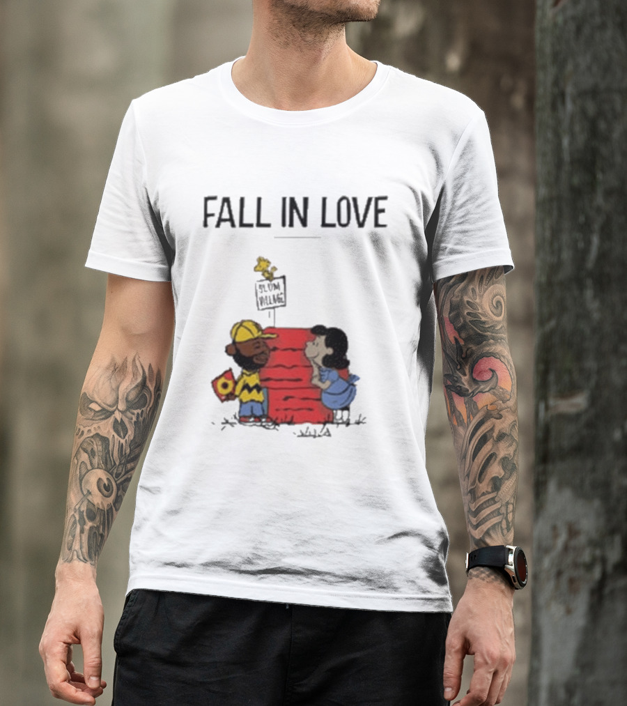 Fall In Love J Dilla Slum Village Lucy Peanuts T-Shirt