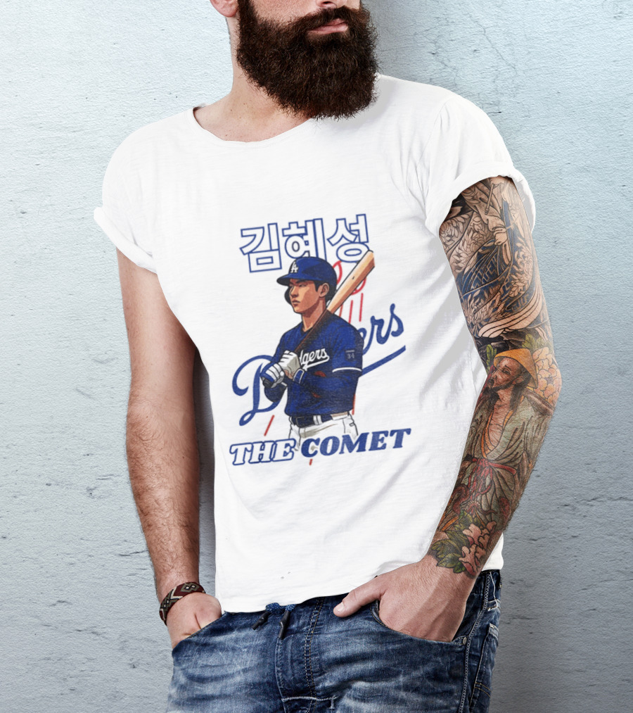 Kim Hye Seong Dodgers Baseball The Comet T-Shirt