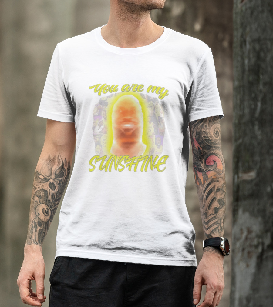 You Are My Sunshine Lebron James Lakers Basketball Lebonbon T-Shirt