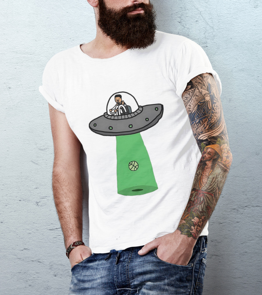 San Antonio Spurs Victor Wembanyama Wemby Extraterrestrial UFO Basketball T-Shirt