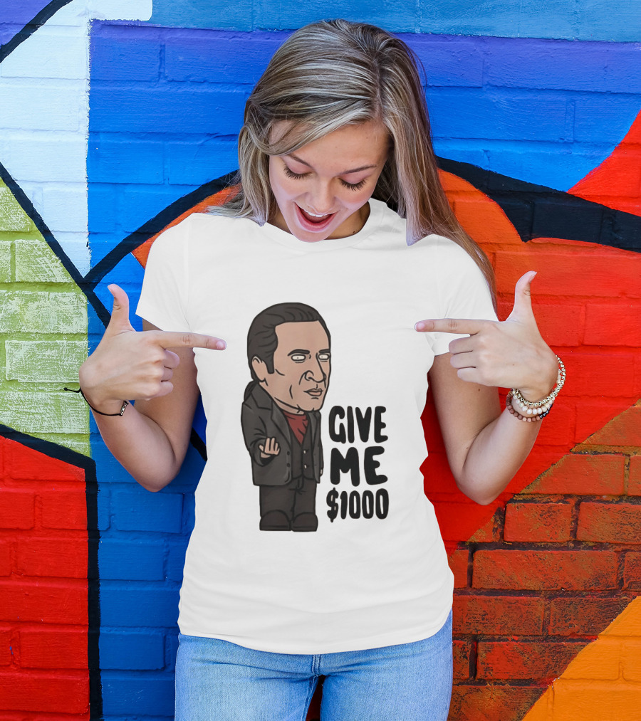 The Sopranos Furio Giunta Cartoon Give Me $1000 T-Shirt