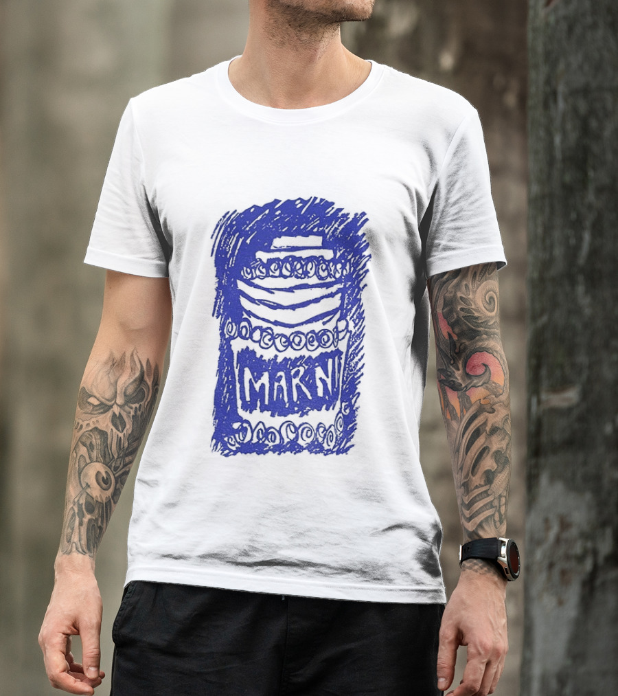 Travis Kelce 30th Anniversary Marni Runway Cool Collaboration T-Shirt