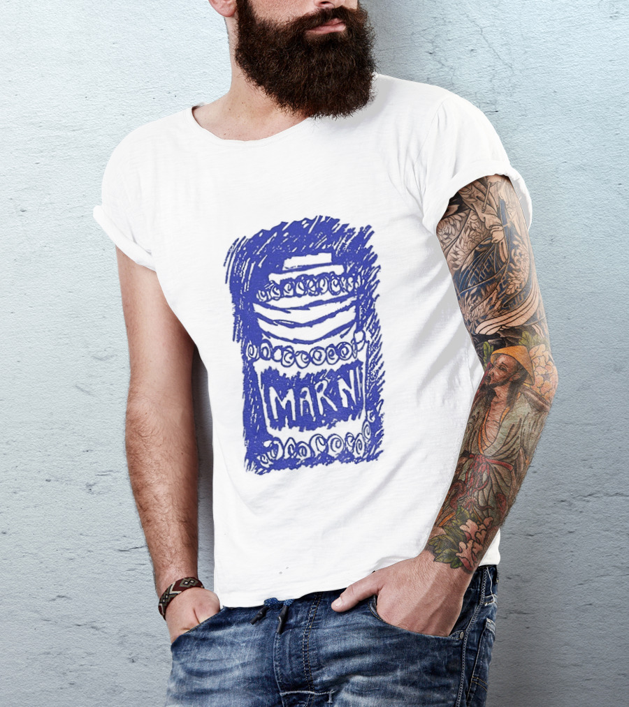 Travis Kelce 30th Anniversary Marni Runway Cool Collaboration T-Shirt