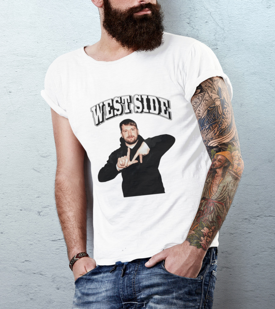 Luka Doncic Westside LA Hand Lakers T-Shirt