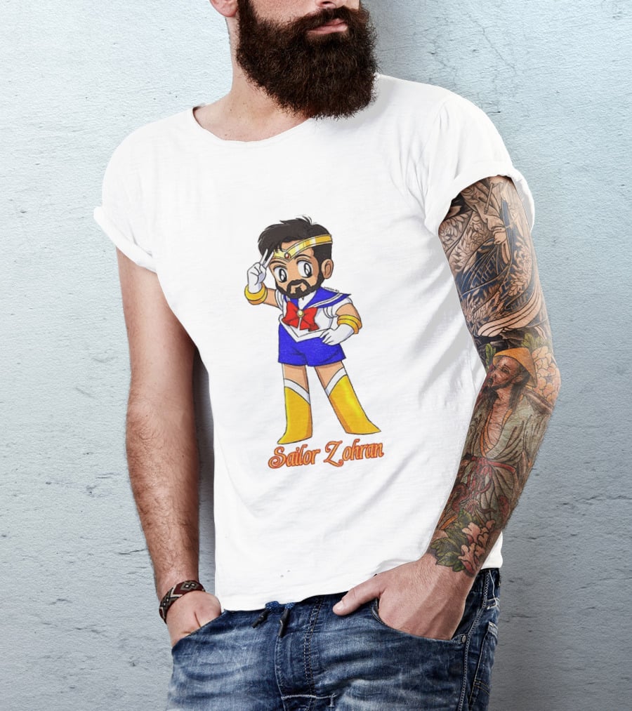 Zohran Mamdani Sailor Moon Sailor Zohran Anime Crossover Meme T-Shirt