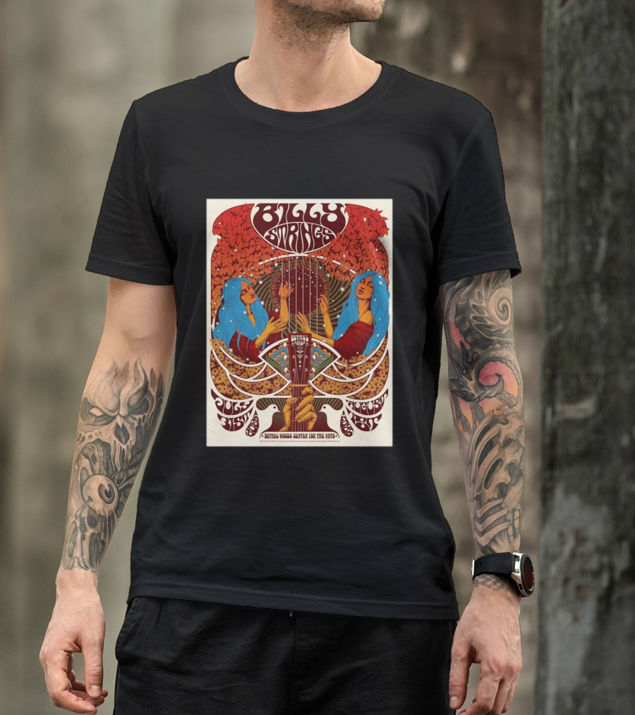 Billy Strings Bethel Woods Center July 31 August 1 2026 Simon Berndt T-Shirt