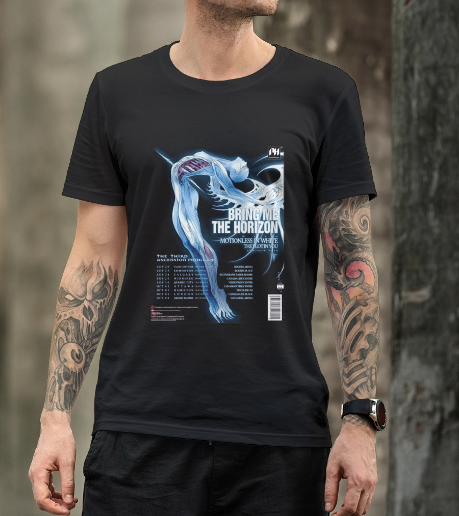 Bring Me The Horizon Motionless In White The Plot In You 2026 North America Tour T-Shirt
