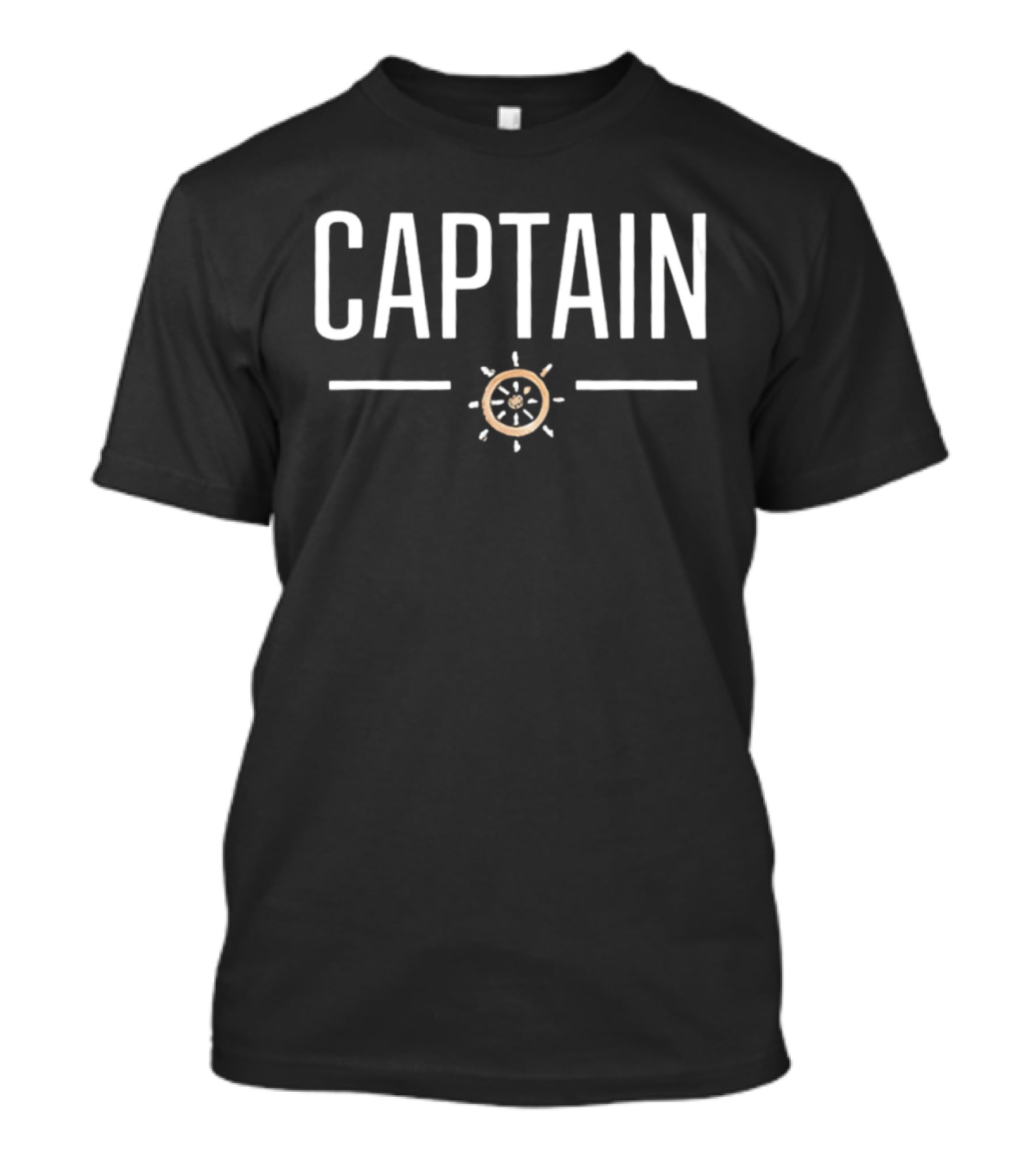 Captain Nautical Ship Wheel T-Shirt