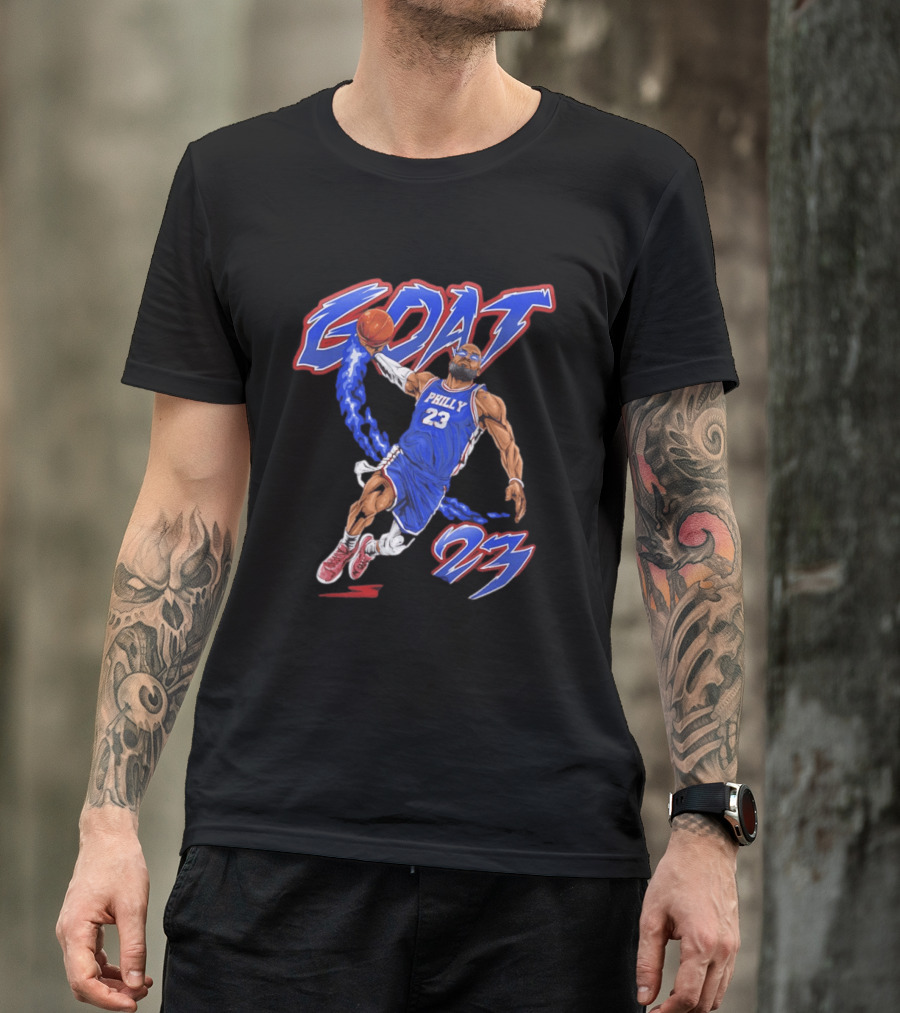 LeBron James Philly 23 GOAT Planet Euphoria Limited Edition T-Shirt