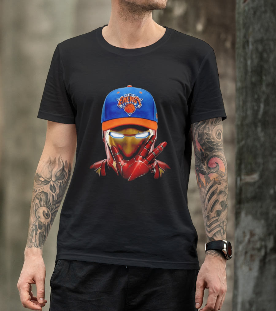 Big Knick Energy Iron Man New York Knicks T-Shirt