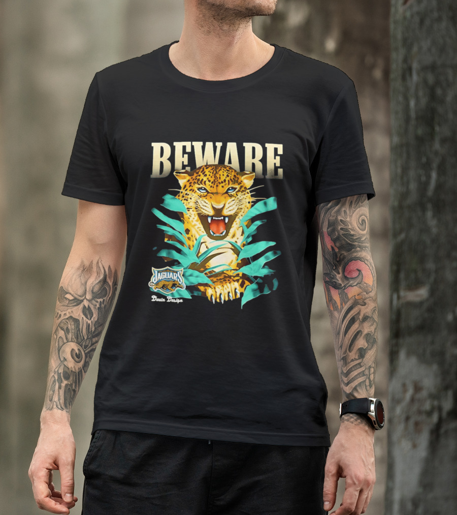 Jacksonville Jaguars Beware Logo Puma Blanca T-Shirt