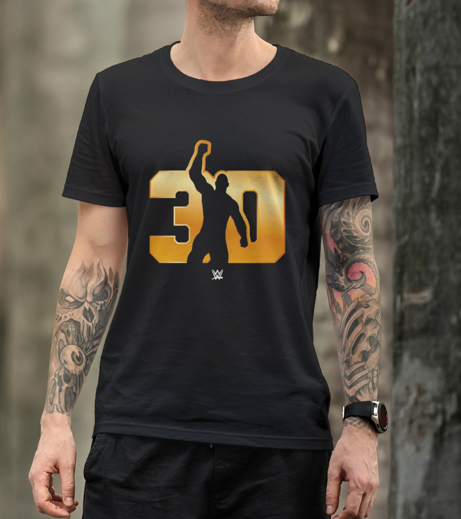 The Rock 30 WWE Years Anniversary Celebration T-Shirt
