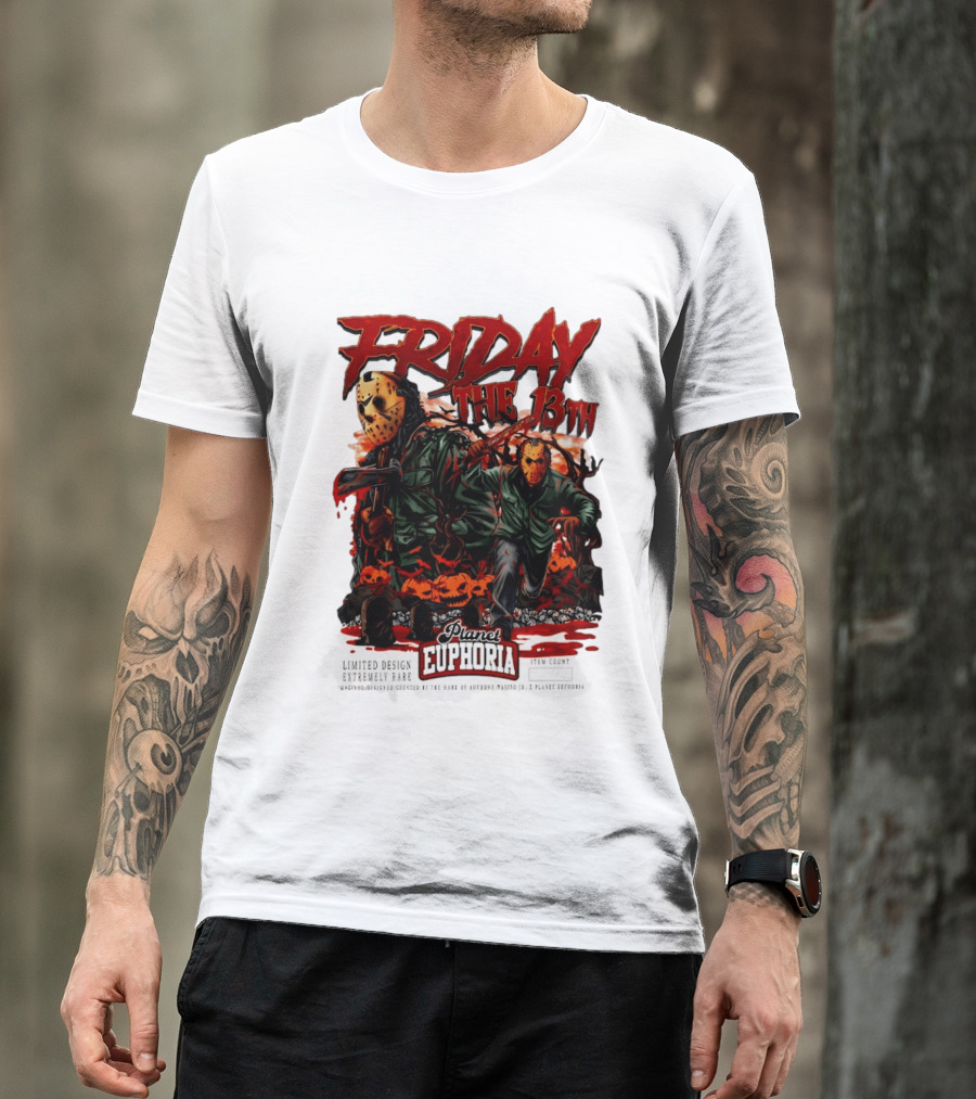 Friday The 13th Jason Voorhees Planet Euphoria Limited Edition T-Shirt
