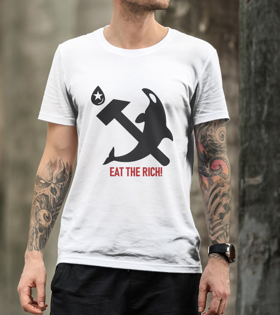 Eat The Rich Orca Hammer Star T-Shirt
