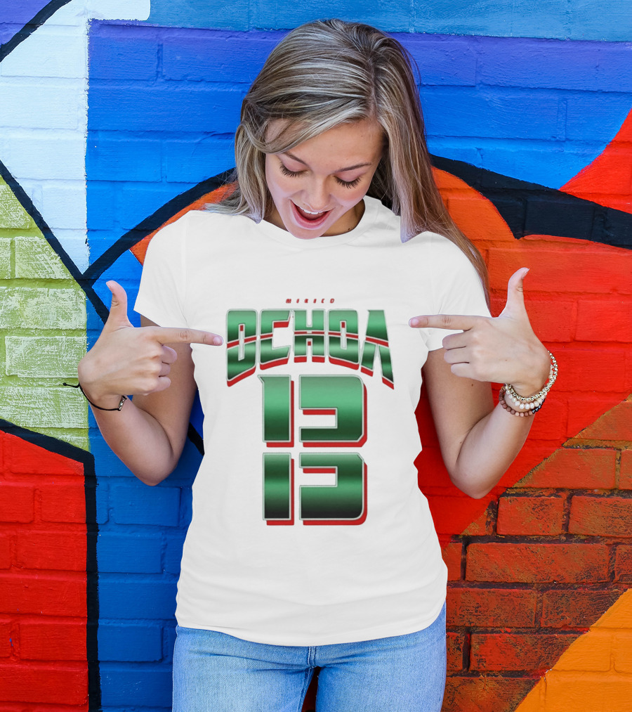 Guillermo Ochoa Mexico Jersey Ochoa 13 El Tri Number T-Shirt