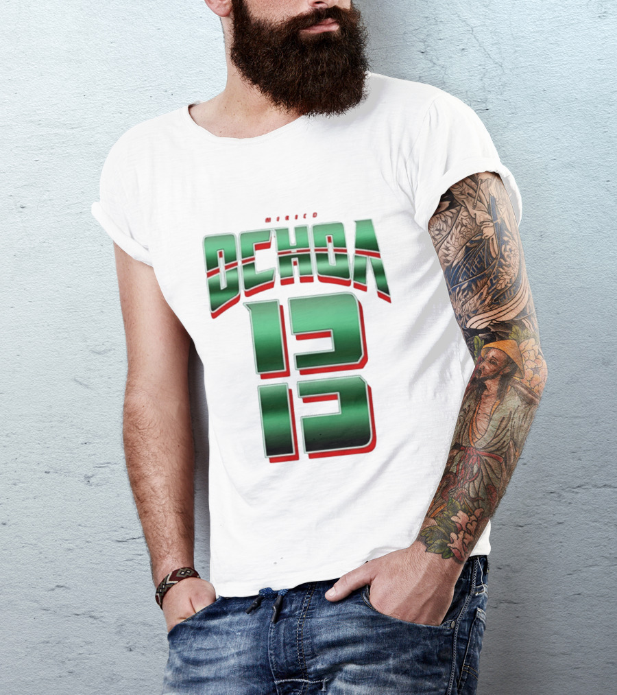 Guillermo Ochoa Mexico Jersey Ochoa 13 El Tri Number T-Shirt