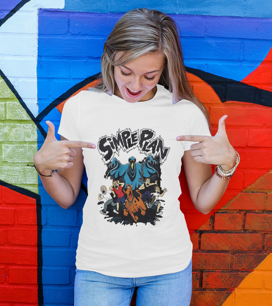 Simple Plan Scooby Doo The Bigger Than You Think Tour 2026 T-Shirt