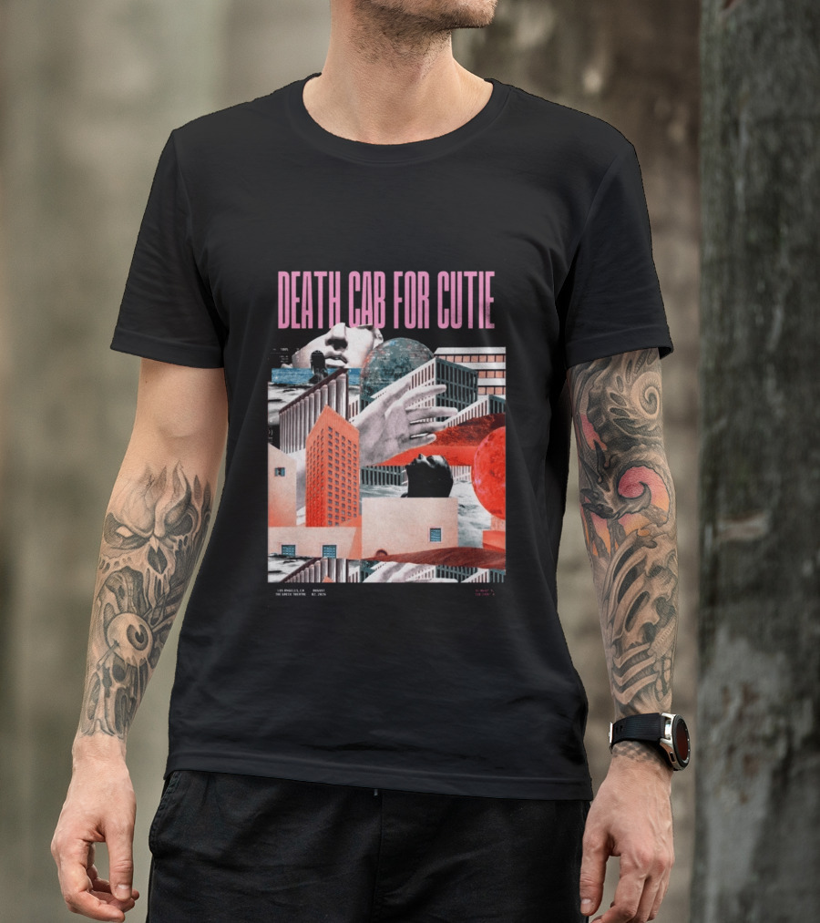 Death Cab For Cutie August 2 2026 Greek Theatre Los Angeles CA Concert T-Shirt