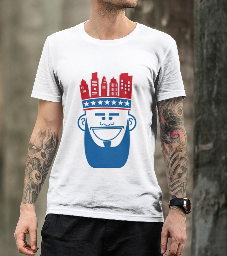 Lebron James Philadelphia 76ers Philly King Skyline Crown T-Shirt