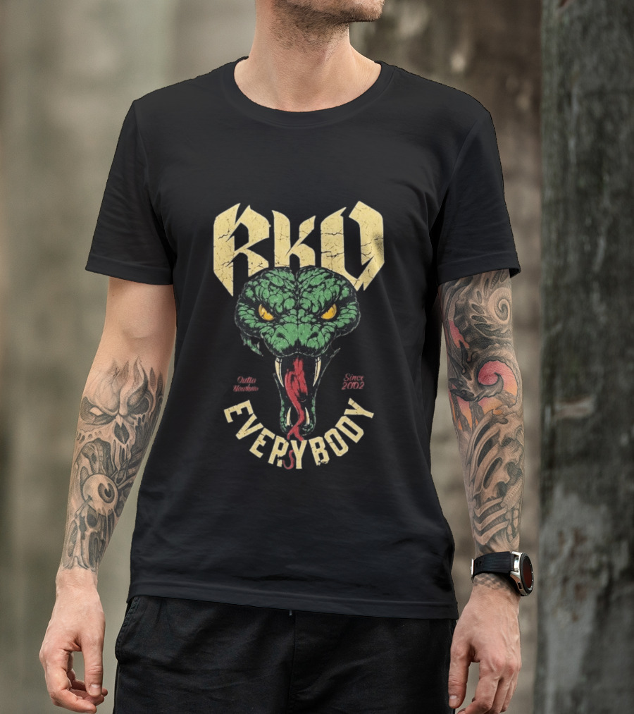Randy Orton RKO Viper Outta Nowhere Everybody Since 2002 T-Shirt