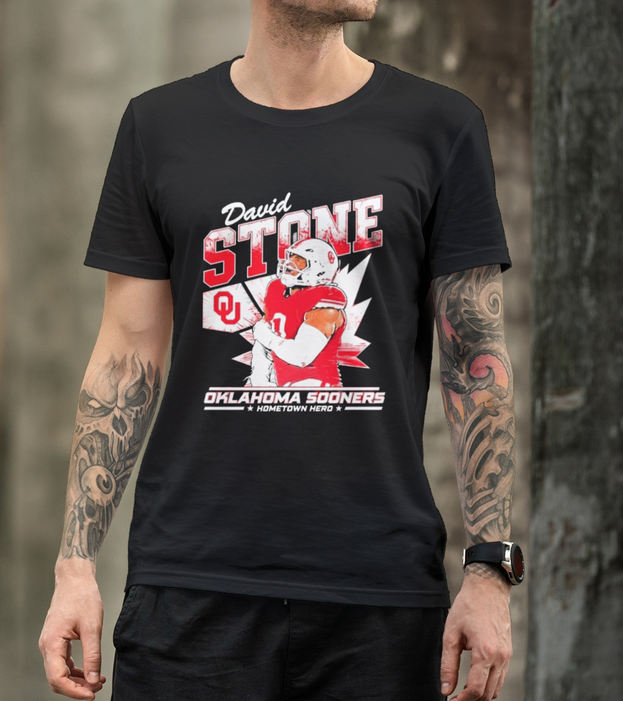 David Stone Oklahoma Sooners Hometown Hero OU Football Star T-Shirt
