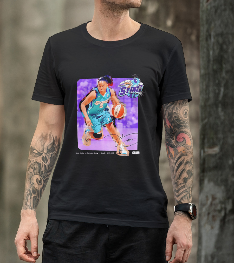 Dawn Staley Charlotte Sting WNBA Guard 1999 2005 T-Shirt