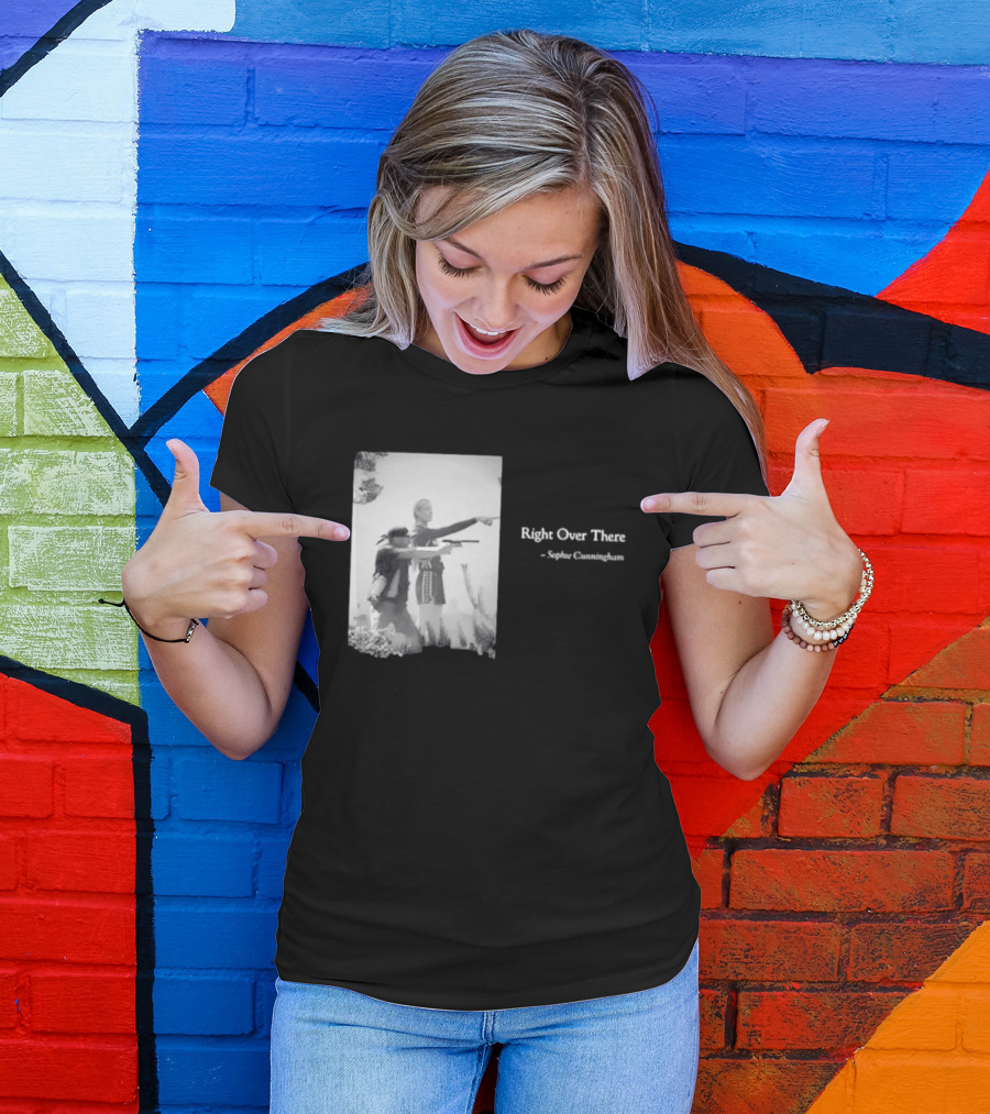 Right Over There Sophie Cunningham Vintage Western Scene T-Shirt