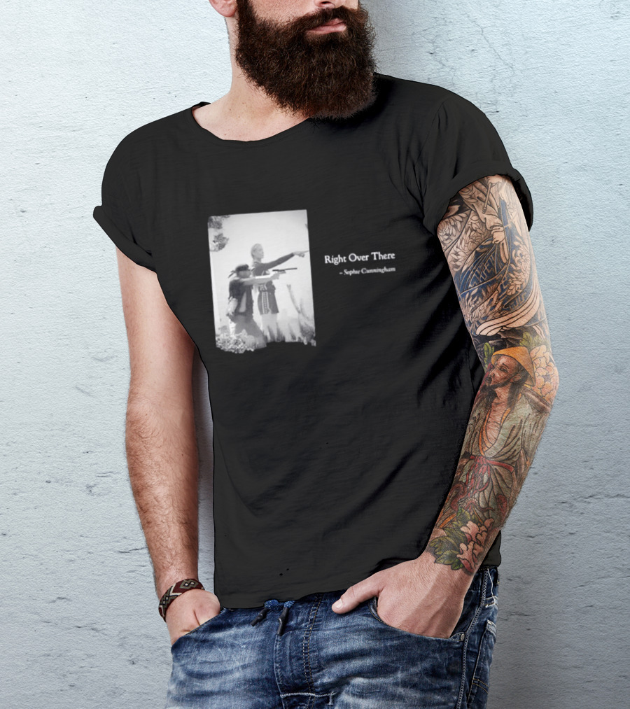 Right Over There Sophie Cunningham Vintage Western Scene T-Shirt