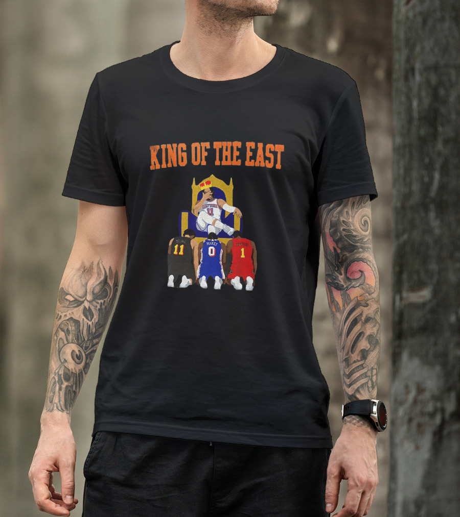New York Knicks Jalen Brunson King Of The East NBA Basketball T-Shirt