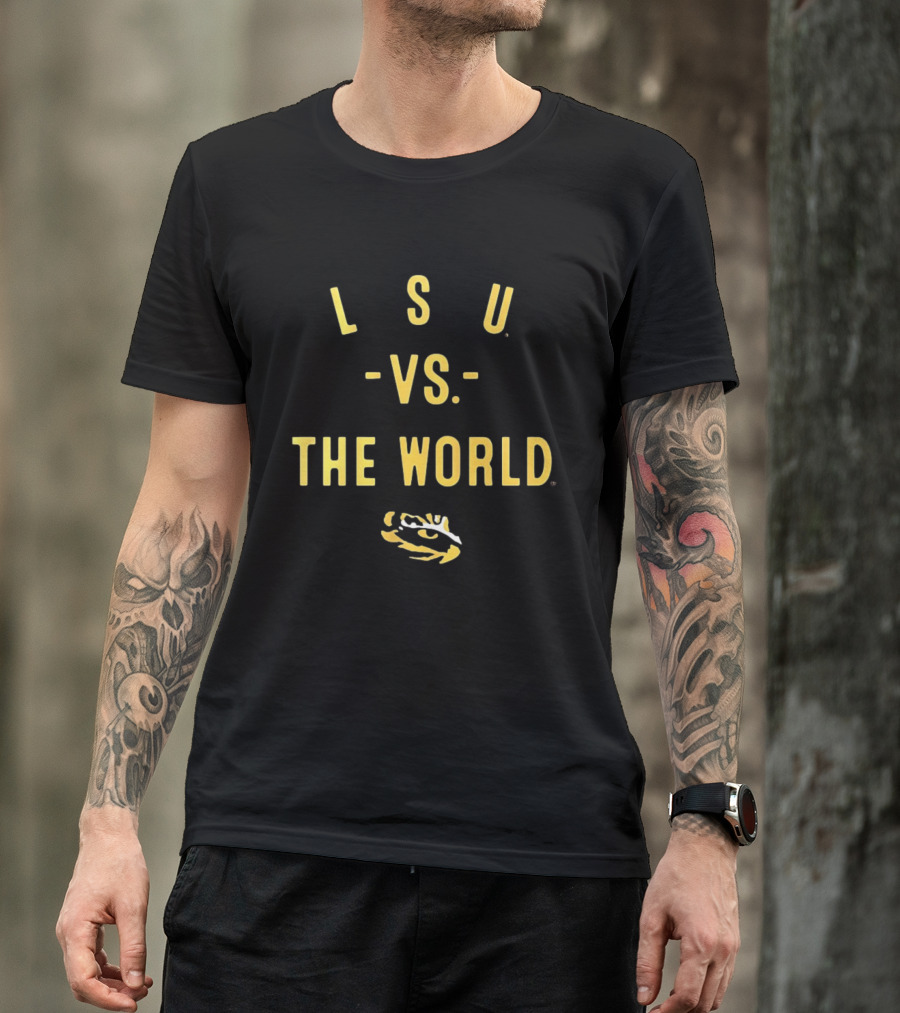 LSU Tigers Vs The World 2026 College Football Rivalry T-Shirt