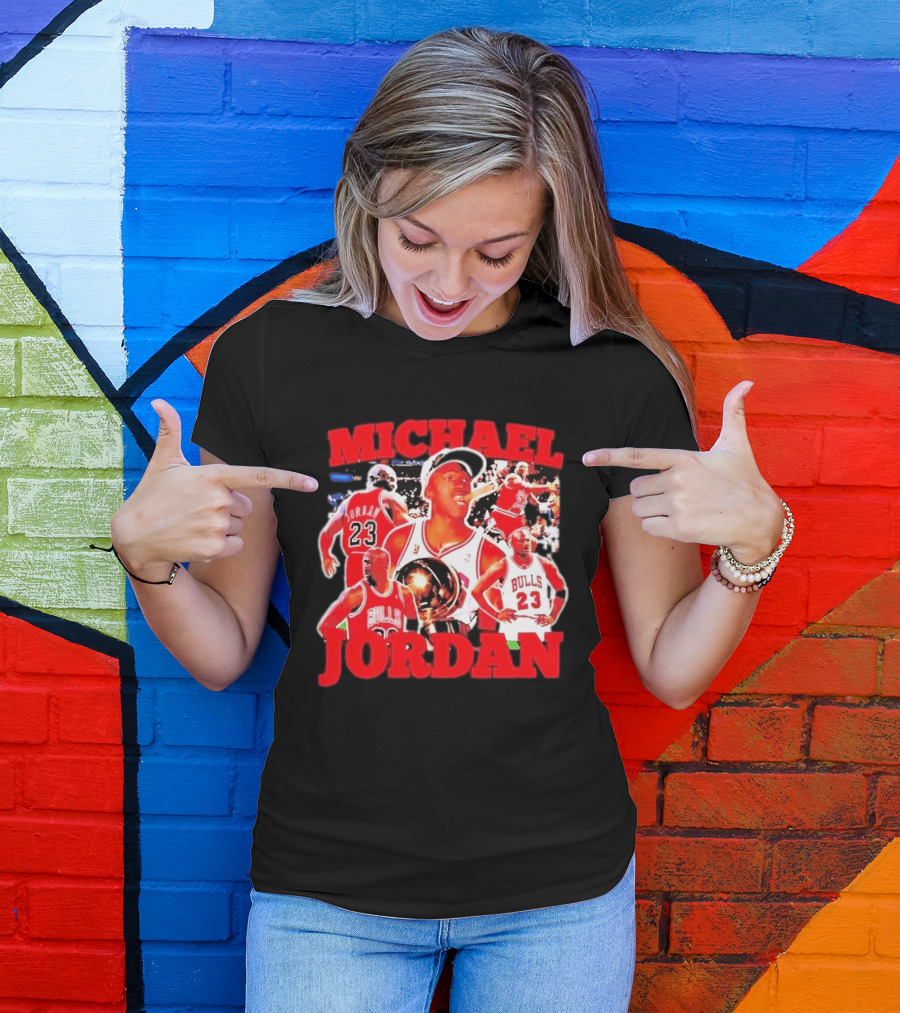 Michael Jordan Chicago Bulls 23 Basketball Legend NBA Champion T-Shirt