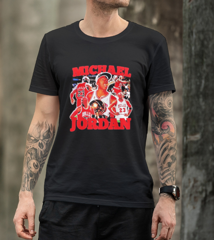 Michael Jordan Chicago Bulls 23 Basketball Legend NBA Champion T-Shirt