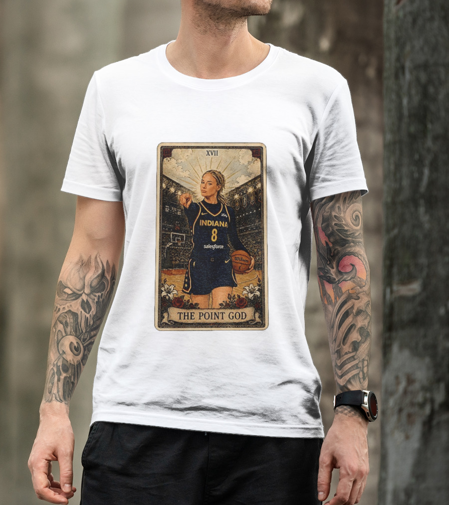 Sophie Cunningham Indiana The Point God XVII Tarot Card Basketball 8 T-Shirt