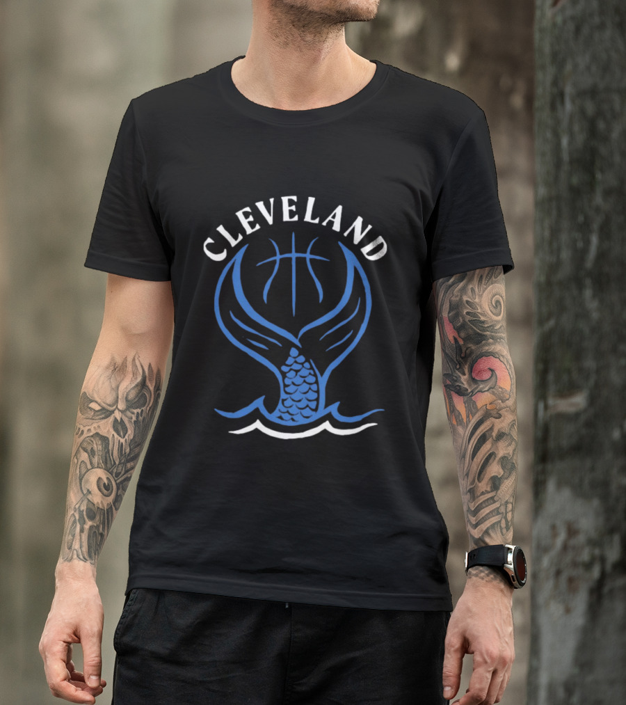 Cleveland Basketball Waves Women's Team Aquatic Spirit T-Shirt