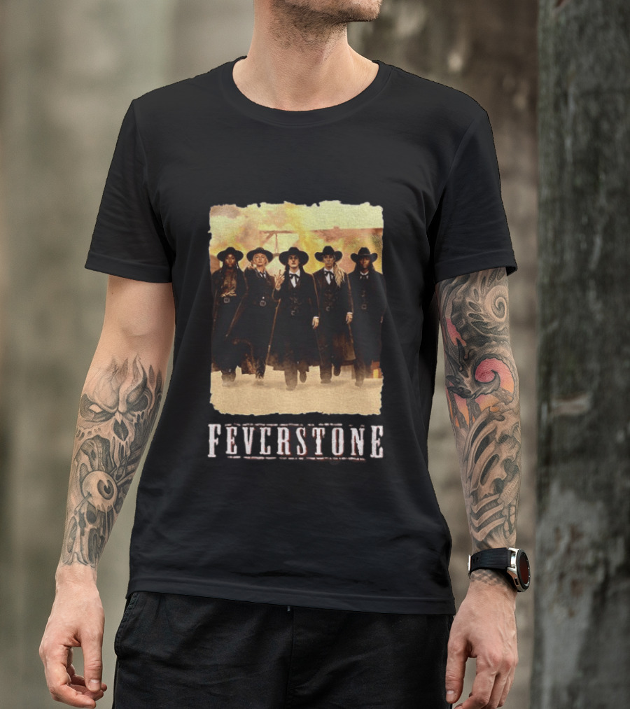 Feverstone Indiana Sophie Cunningham Caitlin Clark Tombstone Cowboys T-Shirt