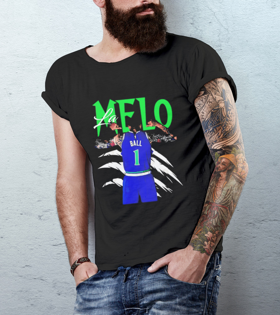 LaMelo Ball Timberwolves NBA Number 1 Jersey T-Shirt