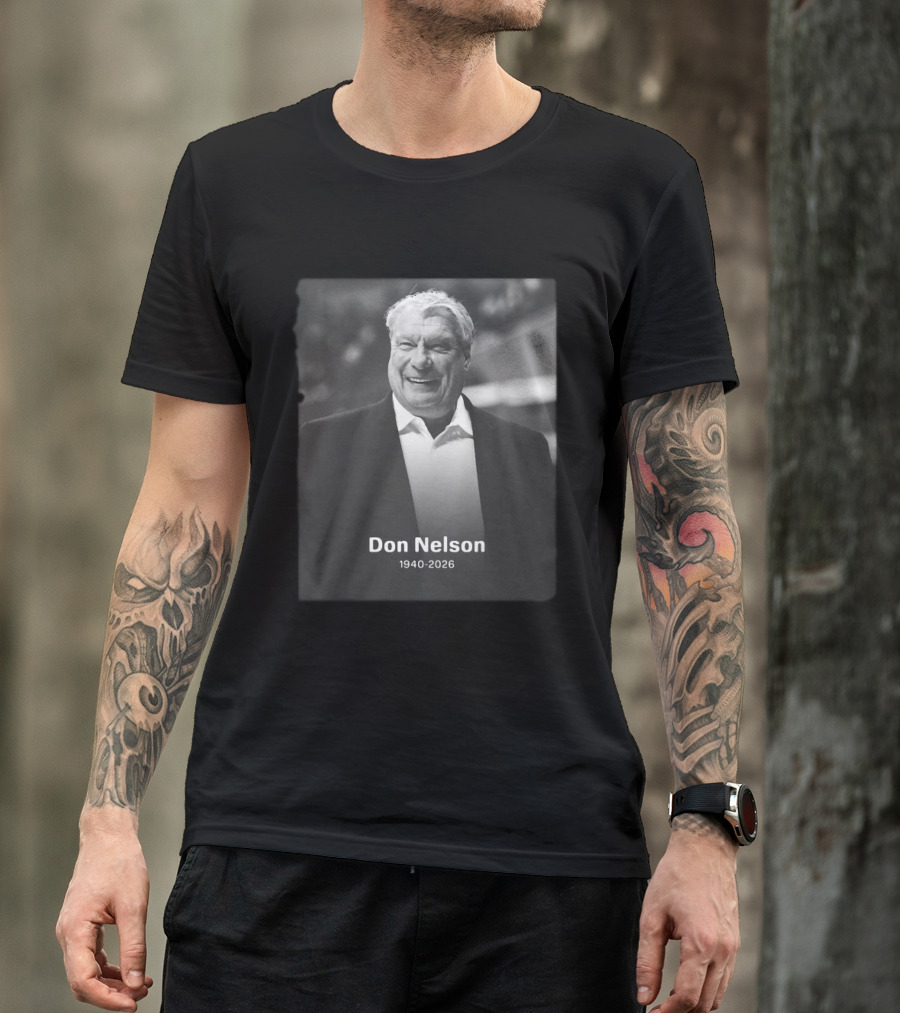 Don Nelson 1940 2026 Basketball Legend Memorial T-Shirt